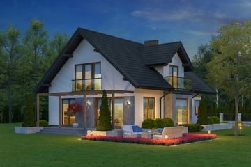  Projekt domu przy Pomarańczowej 4 (KRK1679) - projekt domu parterowego z poddaszem - Zdjęcie 4
