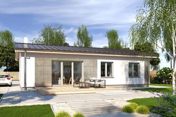  Projekt domu Nina A Plus strop monolityczny (WRR1092) - projekt domu parterowego - Zdjęcie 4