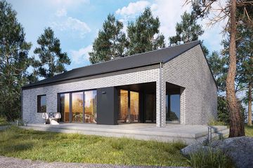  Projekt domu Studio 49 (WRN1496) - projekt domu parterowego - Zdjęcie 1