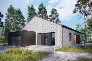  Projekt domu Studio 49 (WRN1496) - projekt domu parterowego - Zdjęcie 2