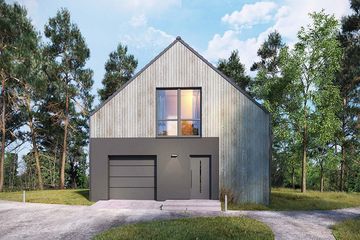  Projekt domu Studio 63 (WRN1497) - projekt domu parterowego z poddaszem - Zdjęcie 2
