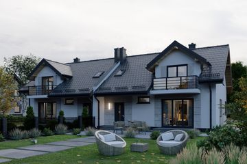  Projekt domu APS 254 (LUA1534) - projekt domu parterowego z poddaszem - Zdjęcie 4