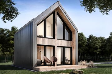  Projekt domu L-302 (SLU1015) - projekt domu parterowego z poddaszem - Zdjęcie 2