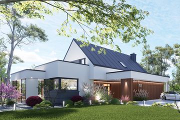  Projekt domu Domidea 97 (WAC1111) - projekt domu parterowego z poddaszem - Zdjęcie 9