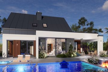  Projekt domu Domidea 97 (WAC1111) - projekt domu parterowego z poddaszem - Zdjęcie 15