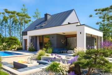  Projekt domu Domidea 97 (WAC1111) - projekt domu parterowego z poddaszem - Zdjęcie 5