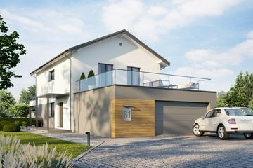  Projekt domu eko Typowy 55 (KKE1054) - projekt domu parterowego z poddaszem - Zdjęcie 5