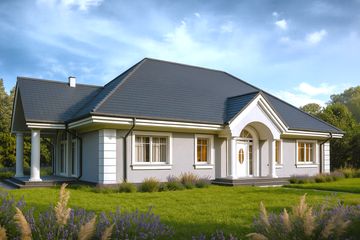  Projekt domu Kepler (WOW1032) - projekt domu parterowego - Zdjęcie 1