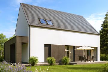  Projekt domu Lotus (WOW1033) - projekt domu parterowego z poddaszem - Zdjęcie 2