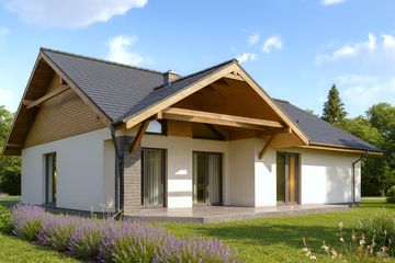  Projekt domu Safiro (WOW1036) - projekt domu parterowego - Zdjęcie 1