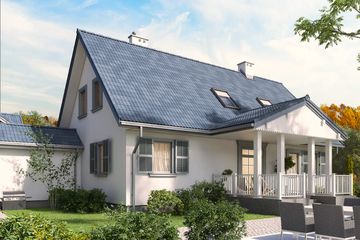  Projekt domu Szpak 2 (BSA2288) - projekt domu parterowego z poddaszem - Zdjęcie 1