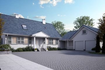  Projekt domu Szpak 2 (BSA2288) - projekt domu parterowego z poddaszem - Zdjęcie 2