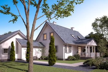  Projekt domu Szpak 2 (BSA2288) - projekt domu parterowego z poddaszem - Zdjęcie 3