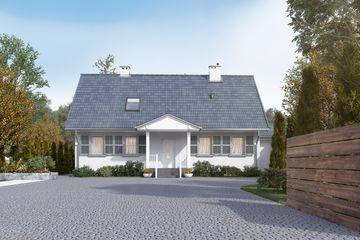  Projekt domu Szpak 2 (BSA2288) - projekt domu parterowego z poddaszem - Zdjęcie 4