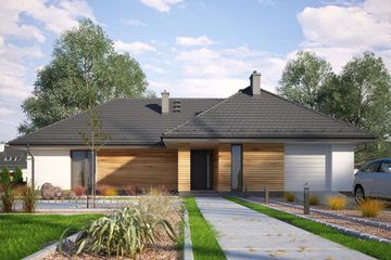  Projekt domu Dla Melomana 1E (KKD1014) - projekt domu parterowego - Zdjęcie 2