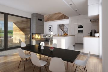  Projekt domu Dla Melomana 1E (KKD1014) - projekt domu parterowego - Zdjęcie 3