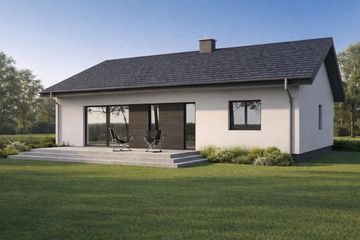  Projekt domu TK82 (WBE1011) - projekt domu parterowego - Zdjęcie 7