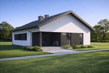  Projekt domu TK82 (WBE1011) - projekt domu parterowego - Zdjęcie 8