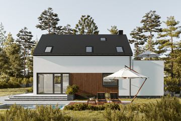  Projekt domu Dingo (1712) (KRD2855) - projekt domu parterowego z poddaszem - Zdjęcie 3