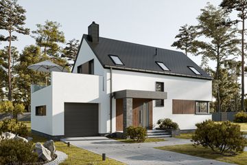  Projekt domu Dingo (1712) (KRD2855) - projekt domu parterowego z poddaszem - Zdjęcie 5