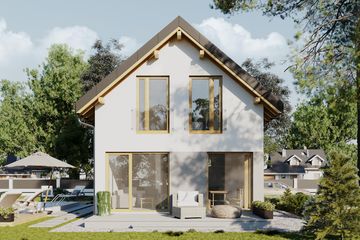  Projekt domu Liana (1710) (KRD2861) - projekt domu parterowego z poddaszem - Zdjęcie 6