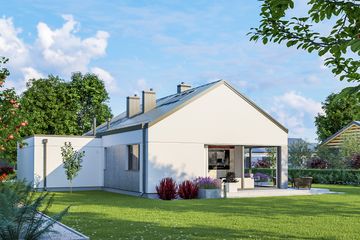  Projekt domu D297 (WAI1413) - projekt domu parterowego - Zdjęcie 2