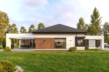  Projekt domu Sej-pro 076 energo (ELW1051) - projekt domu parterowego - Zdjęcie 4