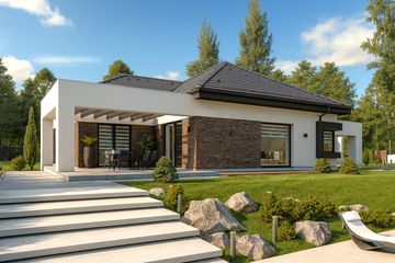  Projekt domu Sej-pro 076 energo (ELW1051) - projekt domu parterowego - Zdjęcie 5