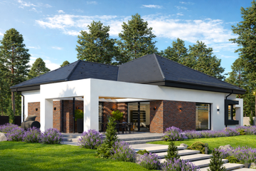  Projekt domu Sej-pro 076 energo (ELW1051) - projekt domu parterowego - Zdjęcie 1