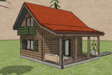  Projekt domu Mini Mini - Kaszuby 2 (GDE1020) - projekt domu parterowego z poddaszem - Zdjęcie 2
