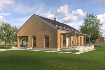  Projekt domu TK102SD (WBE1005) - projekt domu parterowego - Zdjęcie 9