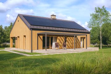  Projekt domu TK102SD (WBE1005) - projekt domu parterowego - Zdjęcie 4