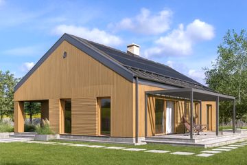  Projekt domu TK102SD (WBE1005) - projekt domu parterowego - Zdjęcie 5