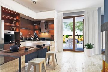  Projekt domu Willa pod kormoranem II z garażem 2-st. [A] (WRF2290) - projekt domu z pełnym piętrem - Zdjęcie 8