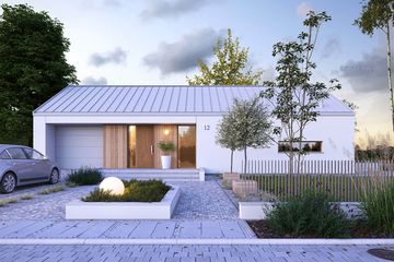  Projekt domu Radosny 2 (WAW1141) - projekt domu parterowego - Zdjęcie 2