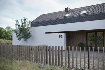  Projekt domu HomeKoncept 91 (KRX1145) - projekt domu parterowego z poddaszem - Zdjęcie 3