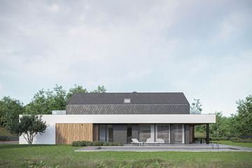  Projekt domu HomeKoncept 91 (KRX1145) - projekt domu parterowego z poddaszem - Zdjęcie 9