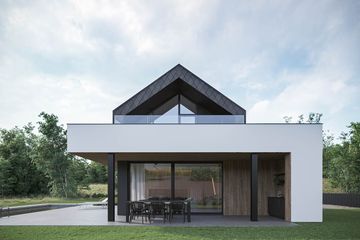  Projekt domu HomeKoncept 91 (KRX1145) - projekt domu parterowego z poddaszem - Zdjęcie 12