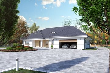  Projekt domu Tytan (BSA2289) - projekt domu parterowego z poddaszem - Zdjęcie 5