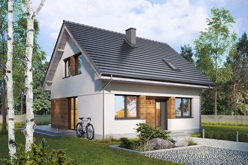  Projekt domu Fortel (WRN1499) - projekt domu parterowego z poddaszem - Zdjęcie 3