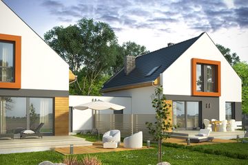  Projekt domu Pionier 3 2L (WRN1480) - projekt domu parterowego z poddaszem - Zdjęcie 3