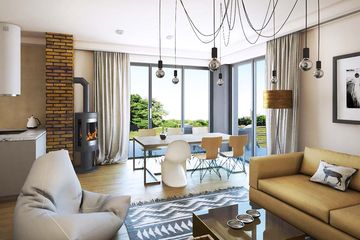  Projekt domu Płomyk (WRN1500) - projekt domu parterowego z poddaszem - Zdjęcie 3