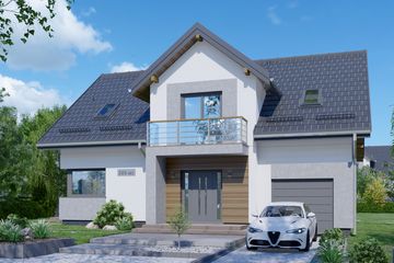  Projekt domu APS 289 w2 (LUA1515) - projekt domu parterowego z poddaszem - Zdjęcie 5