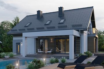  Projekt domu APS 289 w2 (LUA1515) - projekt domu parterowego z poddaszem - Zdjęcie 4