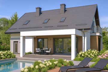  Projekt domu APS 289 w2 (LUA1515) - projekt domu parterowego z poddaszem - Zdjęcie 2