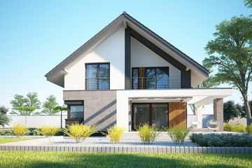  Projekt domu Senida (KKF1025) - projekt domu parterowego z poddaszem - Zdjęcie 2