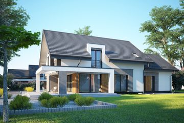  Projekt domu Senida (KKF1025) - projekt domu parterowego z poddaszem - Zdjęcie 3