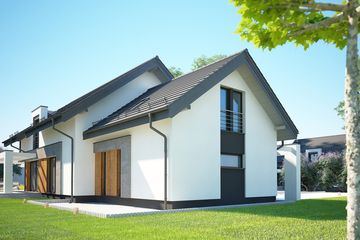  Projekt domu Senida (KKF1025) - projekt domu parterowego z poddaszem - Zdjęcie 4