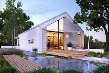  Projekt domu Radosny 3 (WAW1142) - projekt domu parterowego - Zdjęcie 3