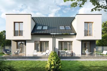  Projekt domu Merida - dwulokalowy PLP (WRD3006) - projekt domu parterowego z poddaszem - Zdjęcie 3